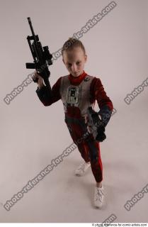 DENISA WITH TWO GUNS